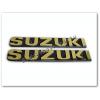 ตราโลโก้ข้างถัง สีทอง (GOLD TANK EMBLEM) SUZUKI A100 GP100 GT185 GT250 GT380 GT550